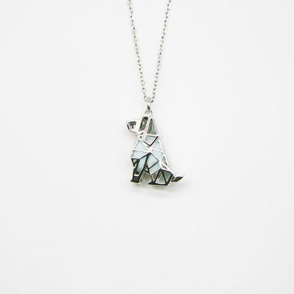 Gift Box - Dog White Gold Aroma Necklace + Purify Oil Blend V760-GBAJ - 26