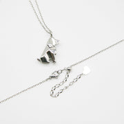 Gift Box - Dog White Gold Aroma Necklace + Purify Oil Blend V760-GBAJ - 26