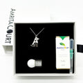 Gift Box - Dog White Gold Aroma Necklace + Purify Oil Blend V760-GBAJ - 26