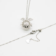 Gift Box - Angel Ball White Gold Aroma Necklace + Purify Oil Blend V760-GBAJ - 28
