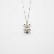 Gift Box - Bear White Gold Aroma Necklace + Purify Oil Blend V760-GBAJ - 32