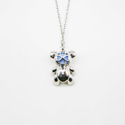 Gift Box - Bear White Gold Aroma Necklace + Purify Oil Blend V760-GBAJ - 32