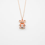 Gift Box - Bear Rose Gold Aroma Necklace + Purify Oil Blend V760-GBAJ - 33