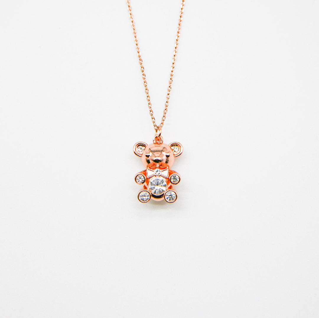 Gift Box - Bear Rose Gold Aroma Necklace + Purify Oil Blend V760-GBAJ - 33