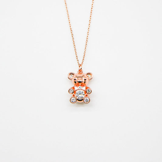 Gift Box - Bear Rose Gold Aroma Necklace + Purify Oil Blend V760-GBAJ - 33