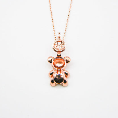 Gift Box - Bear Rose Gold Aroma Necklace + Purify Oil Blend V760-GBAJ - 33