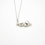 Gift Box - Rabbit White Gold Aroma Necklace + Purify Oil Blend V760-GBAJ - 34