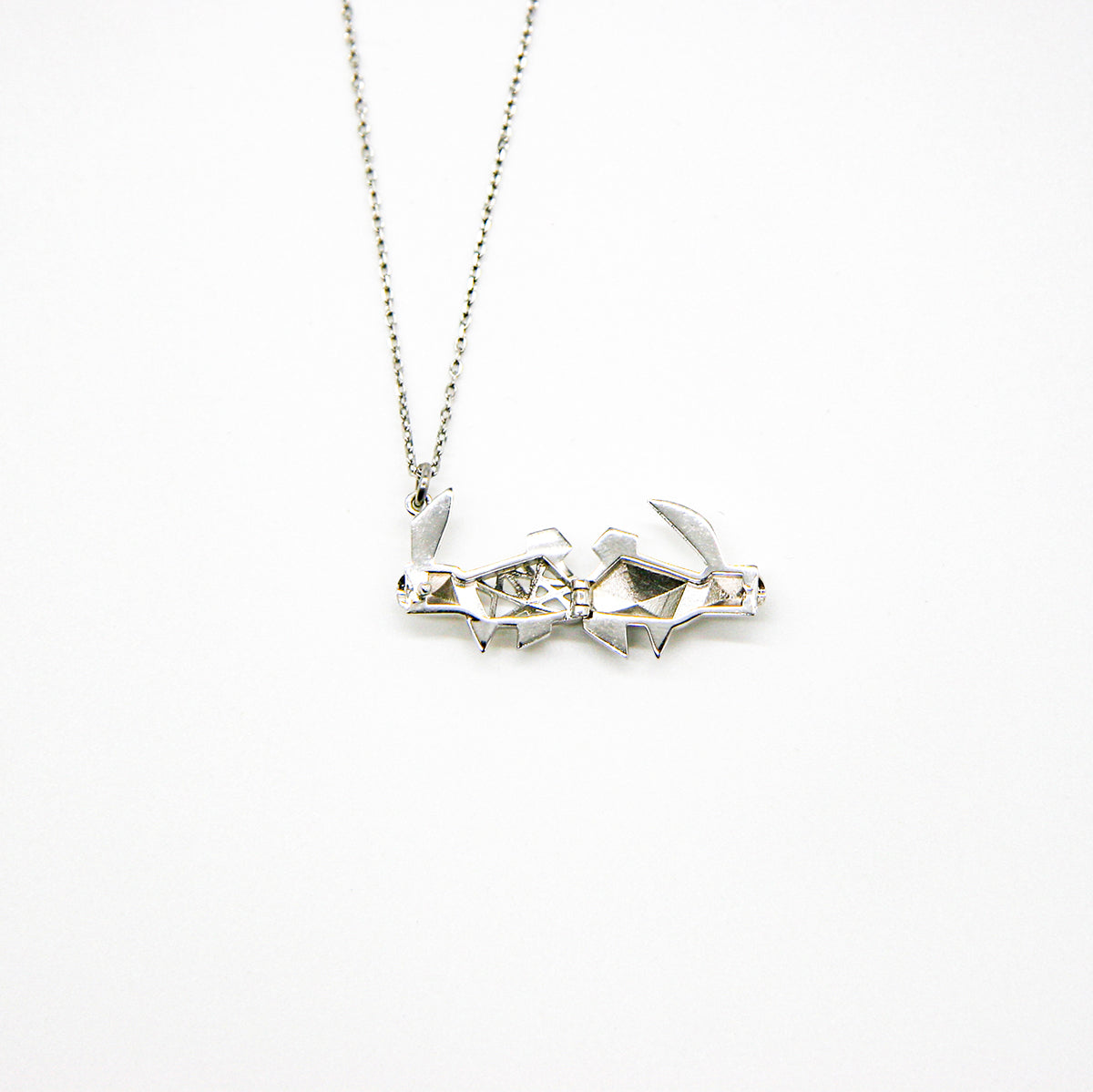 Gift Box - Rabbit White Gold Aroma Necklace + Purify Oil Blend V760-GBAJ - 34