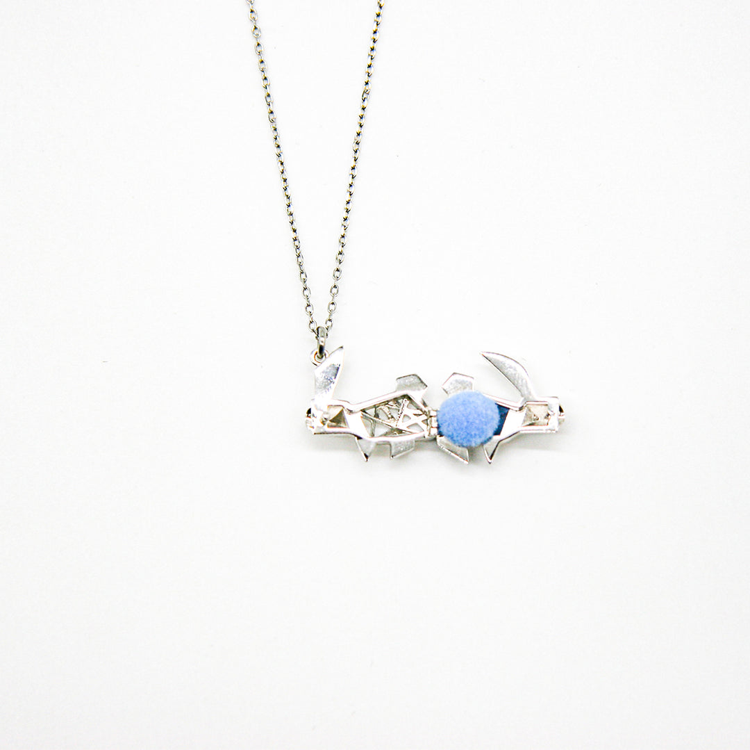 Gift Box - Rabbit White Gold Aroma Necklace + Purify Oil Blend V760-GBAJ - 34