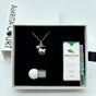 Gift Box - Rabbit White Gold Aroma Necklace + Purify Oil Blend V760-GBAJ - 34