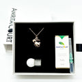 Gift Box - Rabbit Rose Gold Aroma Necklace + Purify Oil Blend V760-GBAJ - 35