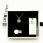 Gift Box - Heart Lock Rose Gold Aroma Necklace + Purify Oil Blend V760-GBAJ - 37