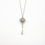 Gift Box - Key White Gold Aroma Necklace + Purify Oil Blend V760-GBAJ - 38