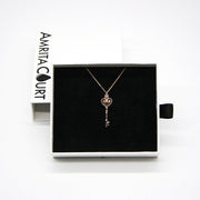 Gift Box - Key Rose Gold Aroma Necklace + Purify Oil Blend V760-GBAJ - 39