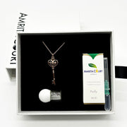 Gift Box - Key Rose Gold Aroma Necklace + Purify Oil Blend V760-GBAJ - 39