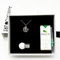 Gift Box - Aroma Necklace White Gold - Planet Lunar Lavender (Lanvender Purple) + Purify Oil Blend V760-GBAJ - 5