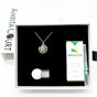 Gift Box - Aroma Necklace White Gold - Planet Celestial Sapphire (Blue) + Purify Oil Blend V760-GBAJ - 6