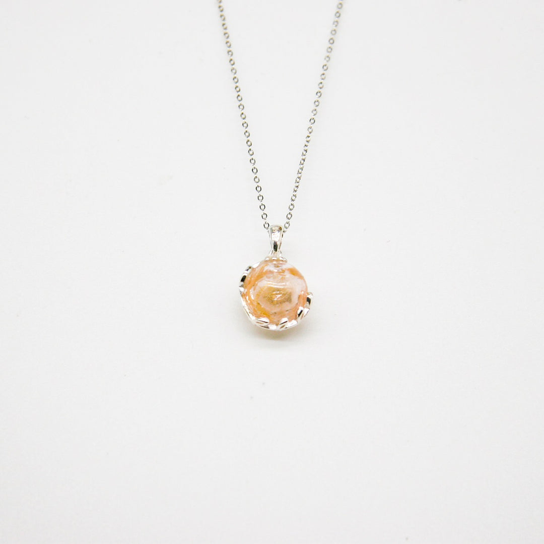Gift Box - Aroma Necklace White Gold - Planet Nebula Nova (Pink) + Purify Oil Blend V760-GBAJ - 7