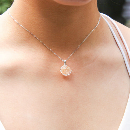 Gift Box - Aroma Necklace White Gold - Planet Nebula Nova (Pink) + Purify Oil Blend V760-GBAJ - 7
