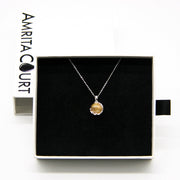 Gift Box - Aroma Necklace White Gold - Planet Nebula Nova (Pink) + Purify Oil Blend V760-GBAJ - 7