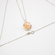 Gift Box - Aroma Necklace White Gold - Planet Nebula Nova (Pink) + Purify Oil Blend V760-GBAJ - 7