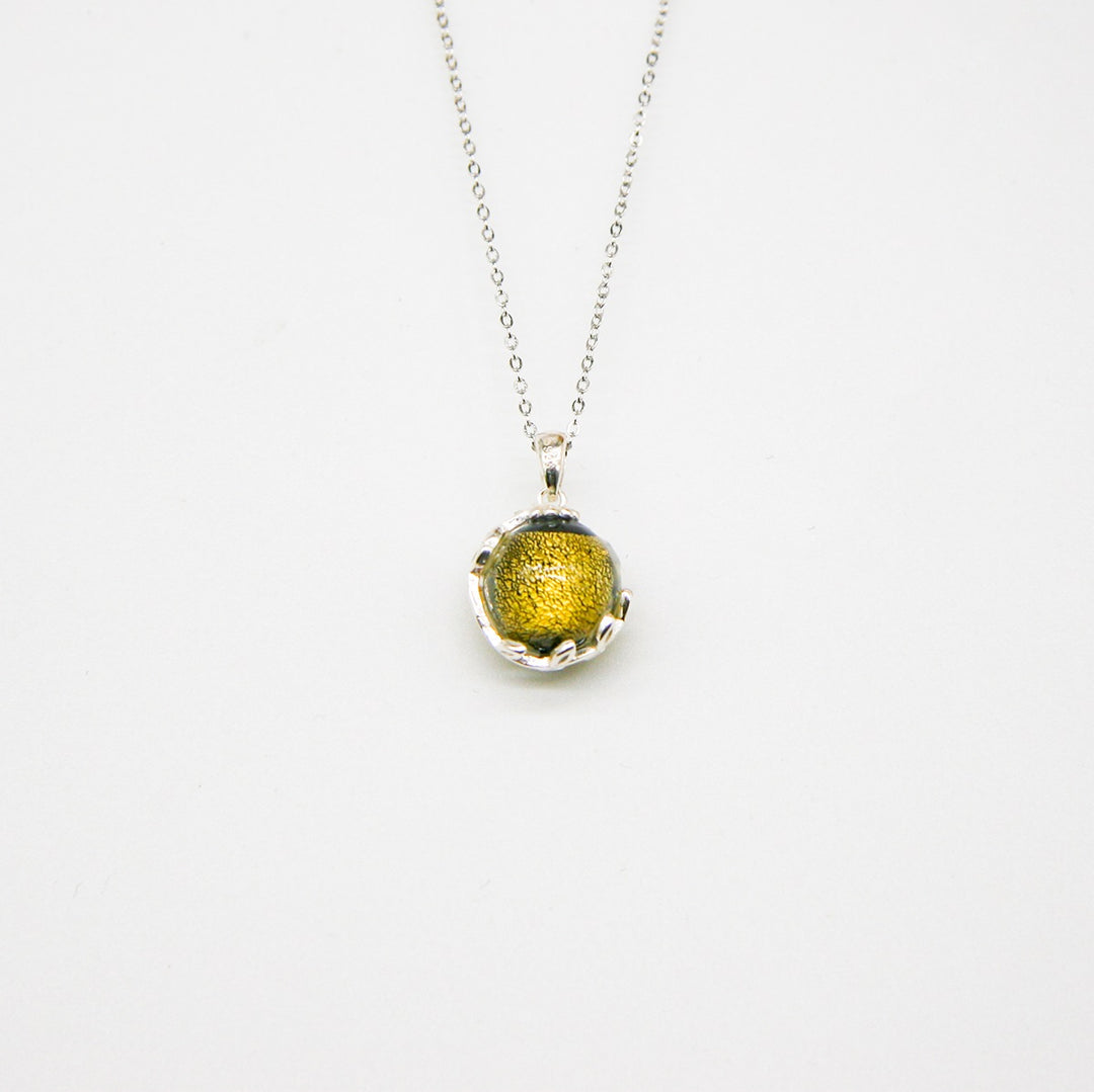 Gift Box - Aroma Necklace White Gold - Planet Stellar Midnight (Golden dark blue) + Purify Oil Blend V760-GBAJ - 9
