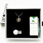 Gift Box - Aroma Necklace White Gold - Planet Stellar Midnight (Golden dark blue) + Purify Oil Blend V760-GBAJ - 9