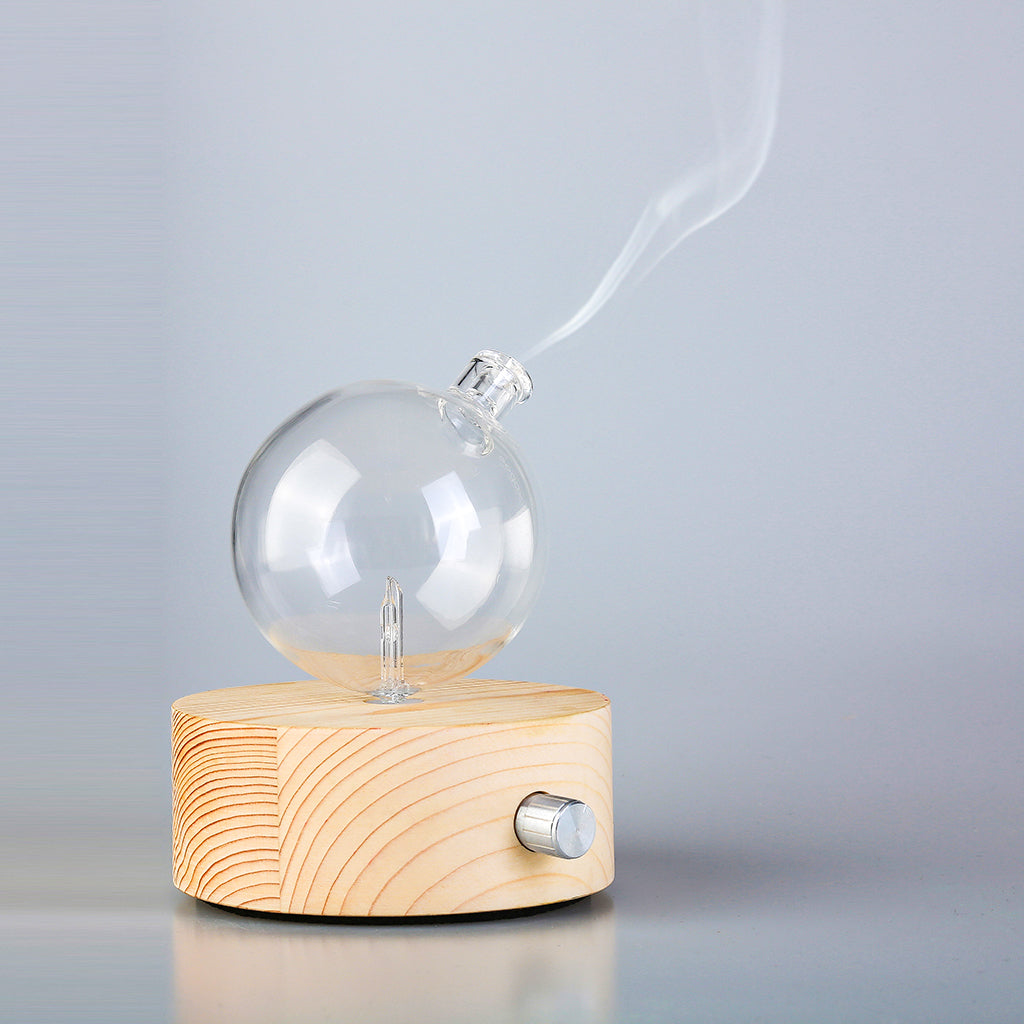 Geometry Round Nebuliser - Waterless Diffuser | Essential oil Burner | Aromatherapy| Home Fragrance V760-N-10R