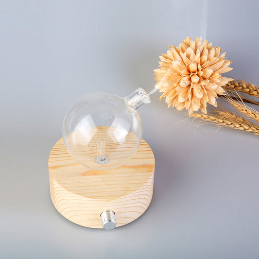 Geometry Round Nebuliser - Waterless Diffuser | Essential oil Burner | Aromatherapy| Home Fragrance V760-N-10R