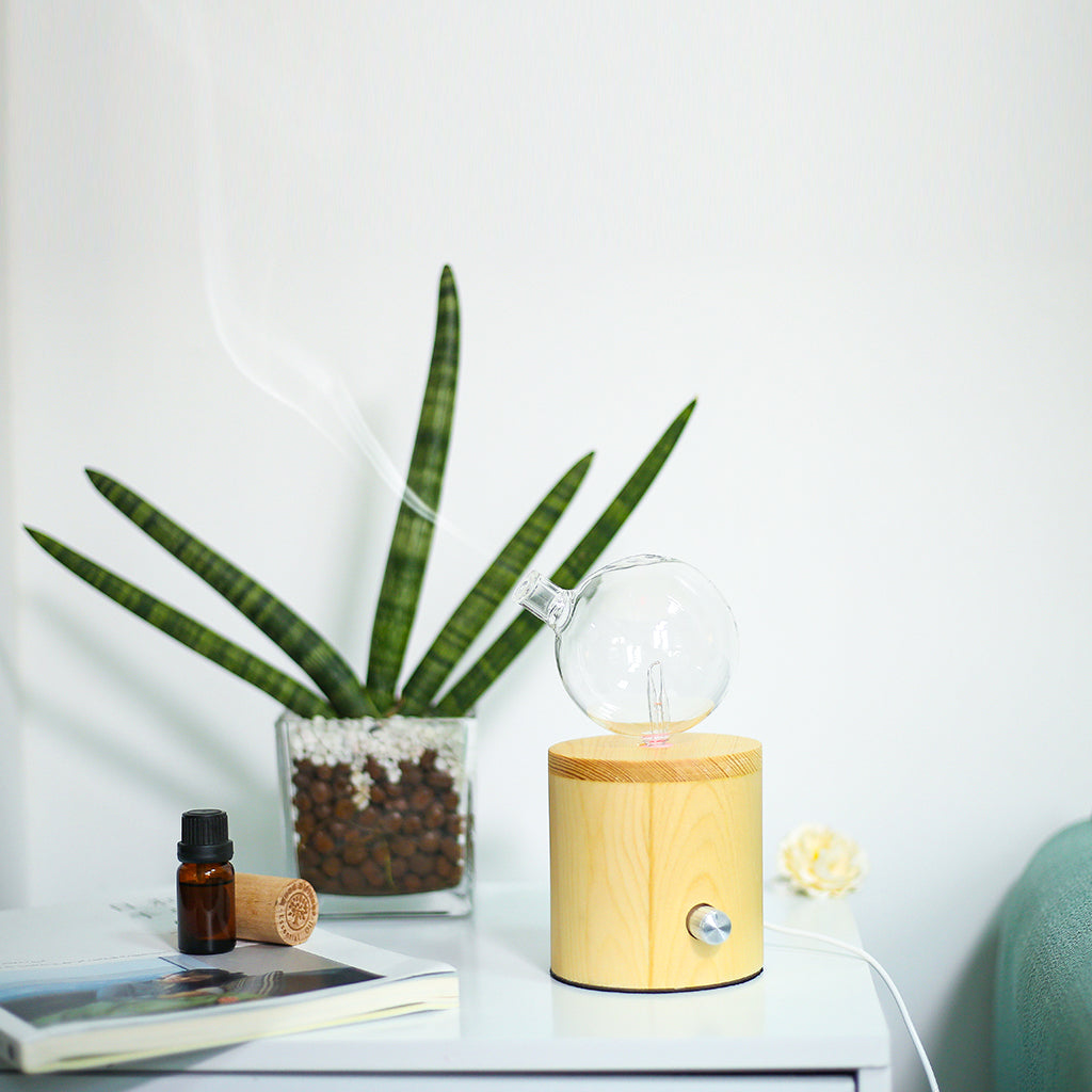 Geometry Cylinder Nebuliser - Waterless Diffuser | Essential oil Burner | Aromatherapy| Home Fragrance V760-N-14C