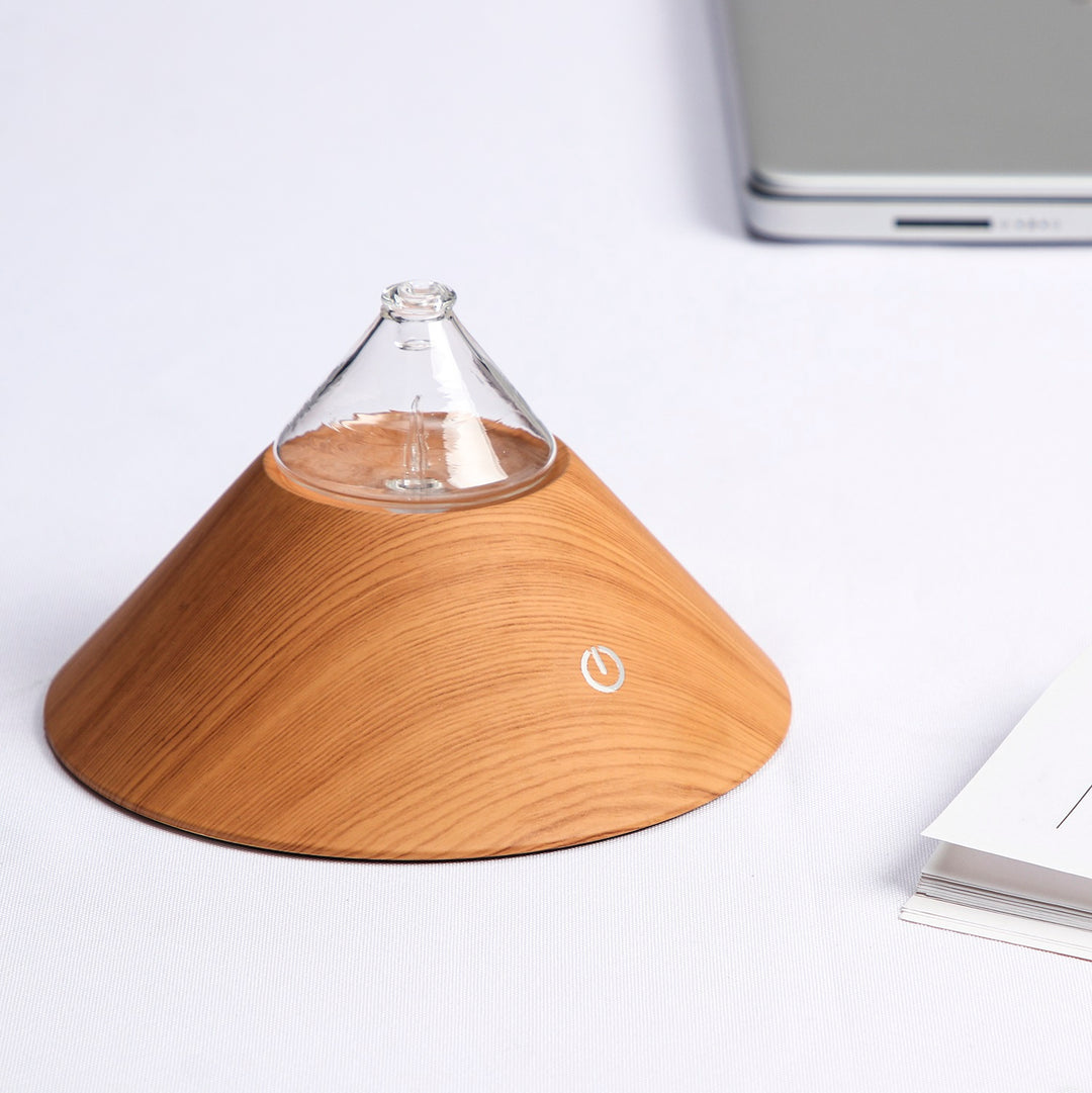 Mt Fuji Nebuliser (Portable) - 100% Bamboo Waterless Diffuser | Essential oil Burner | Aromatherapy| Home V760-N-21F