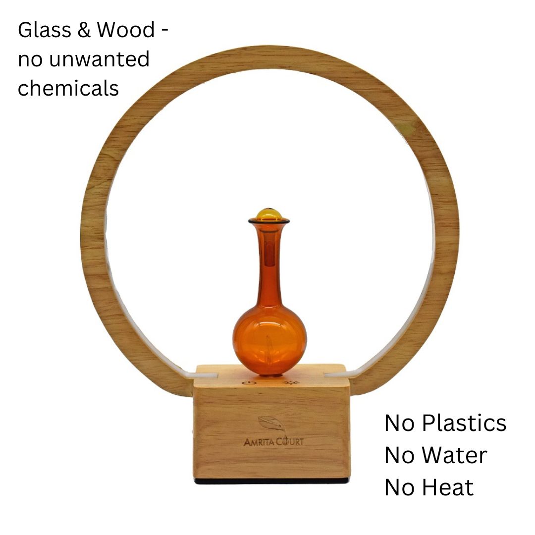 LUNA (Nebuliser+Ringlight) - Waterless Diffuser | Essential oil Burner | Aromatherapy| Home Fragrance V760-N-4