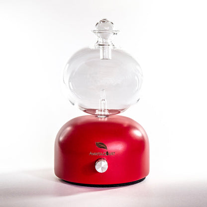 Oscar High Eco-Friendly Nebuliser Red | Waterless Aroma Diffuser | No Plastics Pure Essential Oil Diffusing V760-N-HIGHOSCAR-R