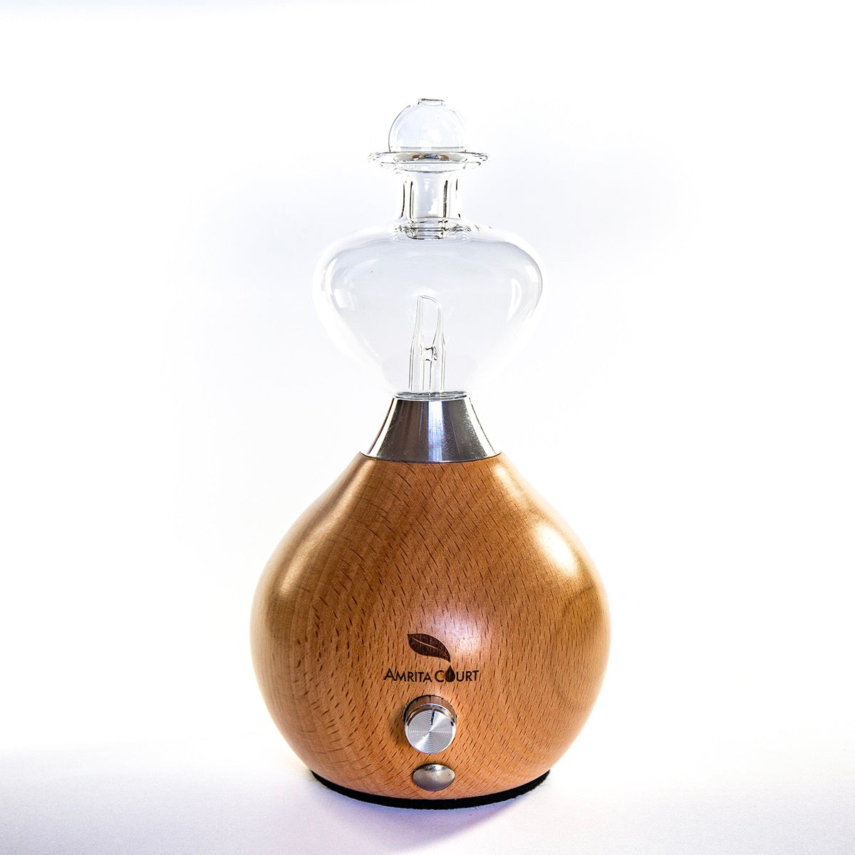 Hour Glass Eco-Friendly Nebuliser Wood | Waterless Aroma Diffuser | No Plastics Pure Essential Oil Diffusing V760-N-HOURGLASS-O