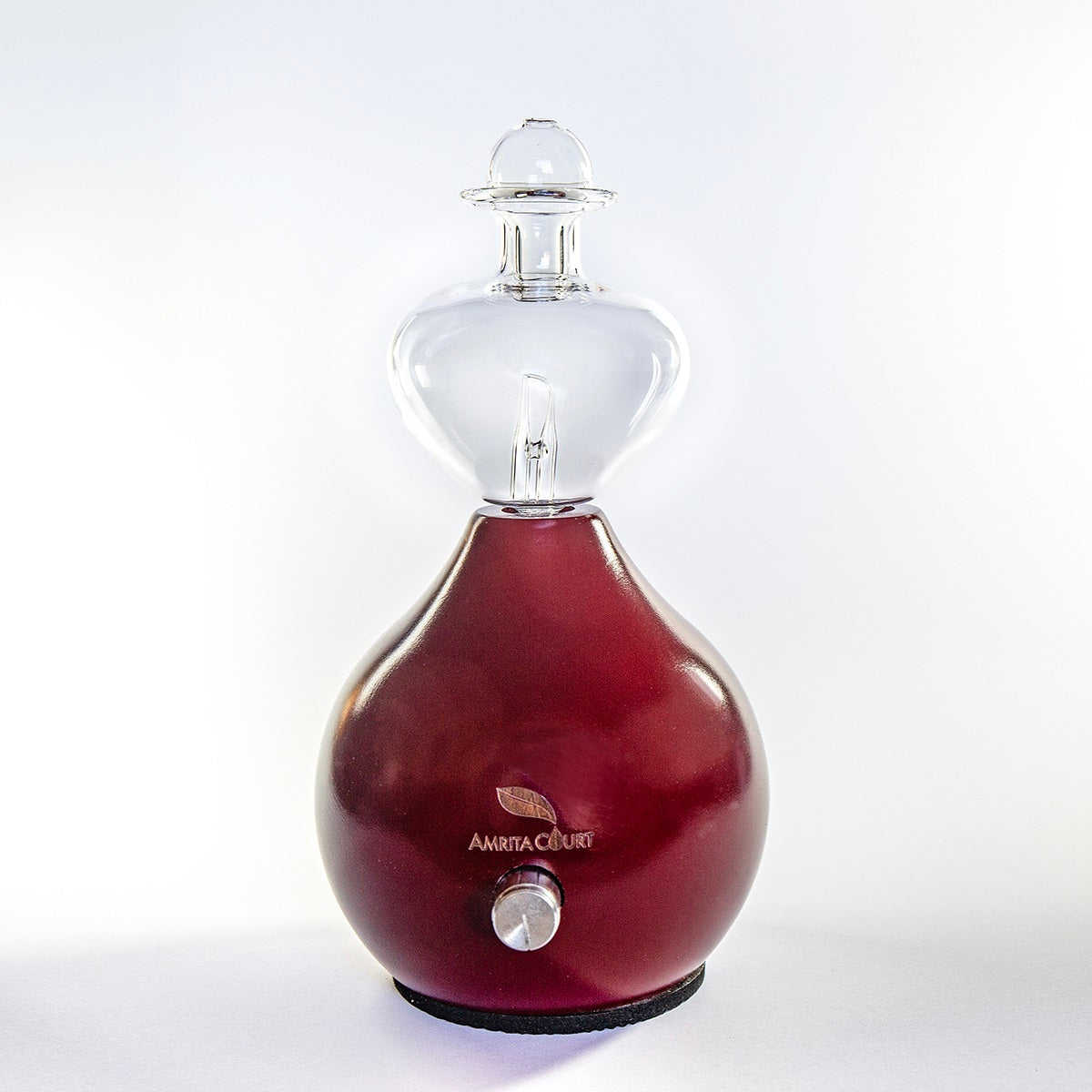 Hour Glass Eco-Friendly Nebuliser Red | Waterless Aroma Diffuser | No Plastics Pure Essential Oil Diffusing V760-N-HOURGLASS-R