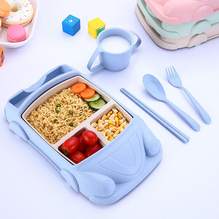 Baby Car Bowl - 5 PCs Set - Blue V762-CARBOWL