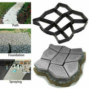 DIY Path Maker Concrete Mould Paver Patio Garden Brick Slab Pavement Cement Mold V767-5GJJ07