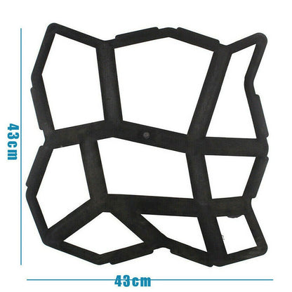DIY Path Maker Concrete Mould Paver Patio Garden Brick Slab Pavement Cement Mold V767-5GJJ07
