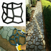 DIY Path Maker Concrete Mould Paver Patio Garden Brick Slab Pavement Cement Mold V767-5GJJ07
