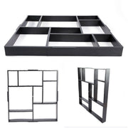 10Grids Garden Paving Brick Patio Concrete Slabs Maker Path Driveway Stone Mould V767-6EJJ26