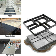 10Grids Garden Paving Brick Patio Concrete Slabs Maker Path Driveway Stone Mould V767-6EJJ26