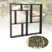 10Grids Garden Paving Brick Patio Concrete Slabs Maker Path Driveway Stone Mould V767-6EJJ26