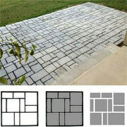 10Grids Garden Paving Brick Patio Concrete Slabs Maker Path Driveway Stone Mould V767-6EJJ26