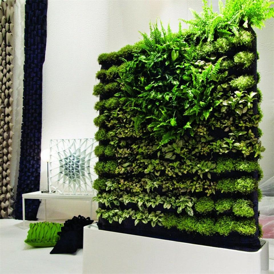 24Pocket Vertical Garden Planter Wall Hanging Herbs Plant Seed Bag Home Decor AU V767-7IZWD01