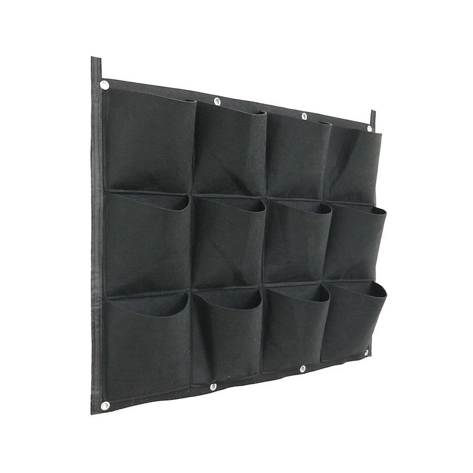24Pocket Vertical Garden Planter Wall Hanging Herbs Plant Seed Bag Home Decor AU V767-7IZWD01