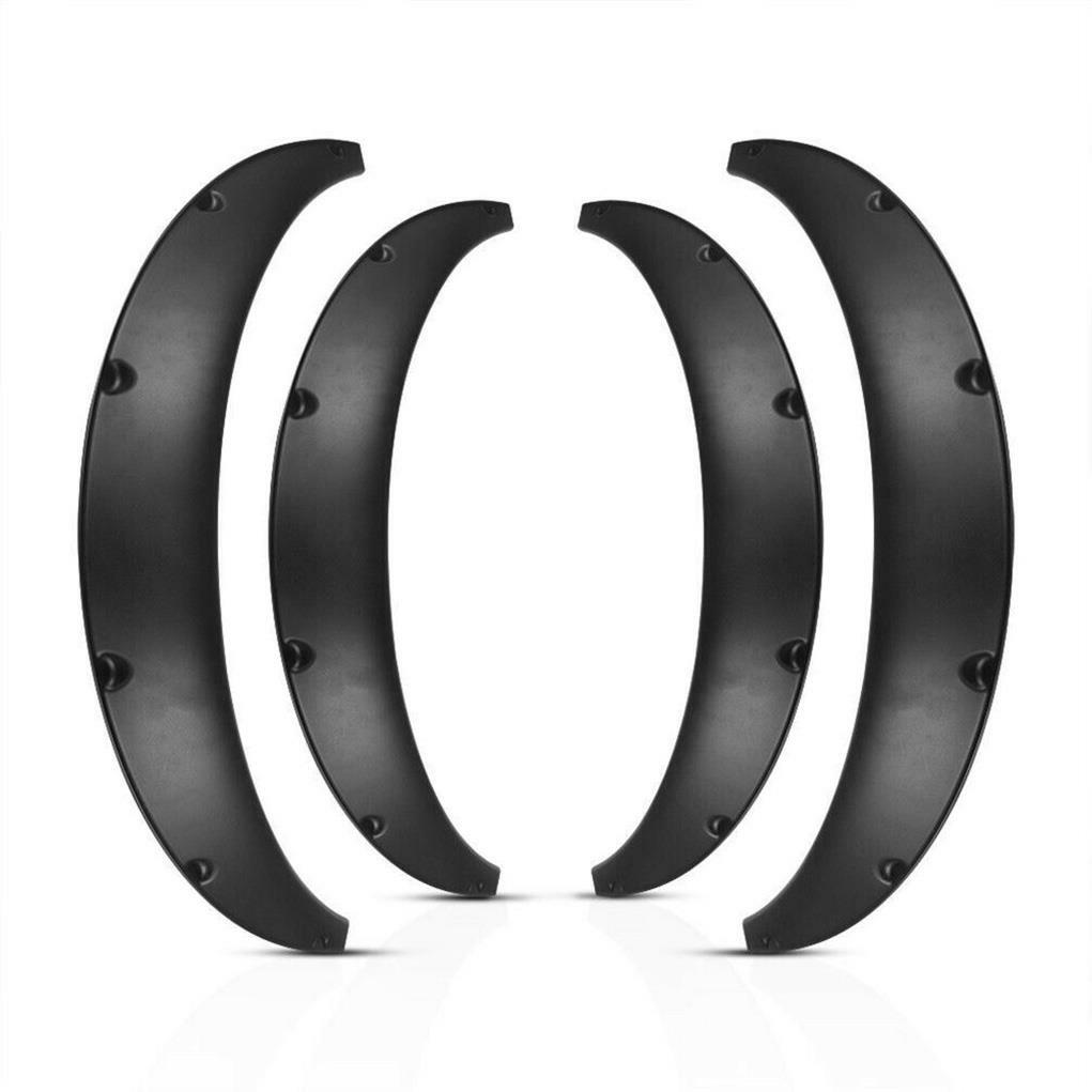 4 Pcs Universal Car Fender Flares Flexible Durable Body Wheel Extra Wide Arches V767-8CDNB01
