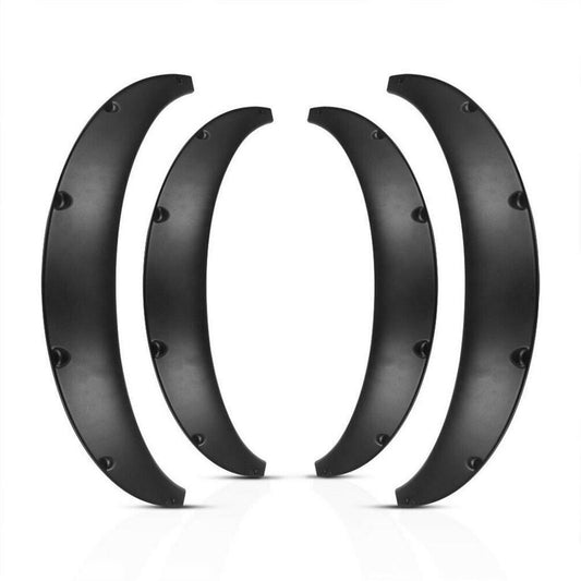 4 Pcs Universal Car Fender Flares Flexible Durable Body Wheel Extra Wide Arches V767-8CDNB01