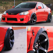 4 Pcs Universal Car Fender Flares Flexible Durable Body Wheel Extra Wide Arches V767-8CDNB01