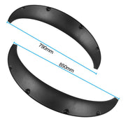 4 Pcs Universal Car Fender Flares Flexible Durable Body Wheel Extra Wide Arches V767-8CDNB01
