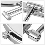 Bath Mirror 5X Magnification Wall Mounted Adjustable Makeup Mirror Arm Extend V767-8LJJ03-NLG